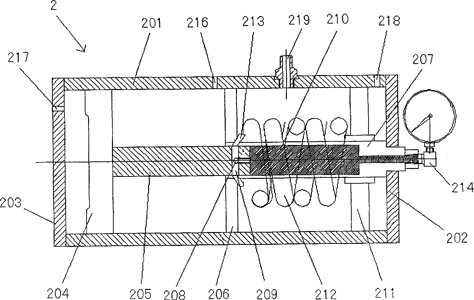 Clamping arrangement of guide block rough milling gap