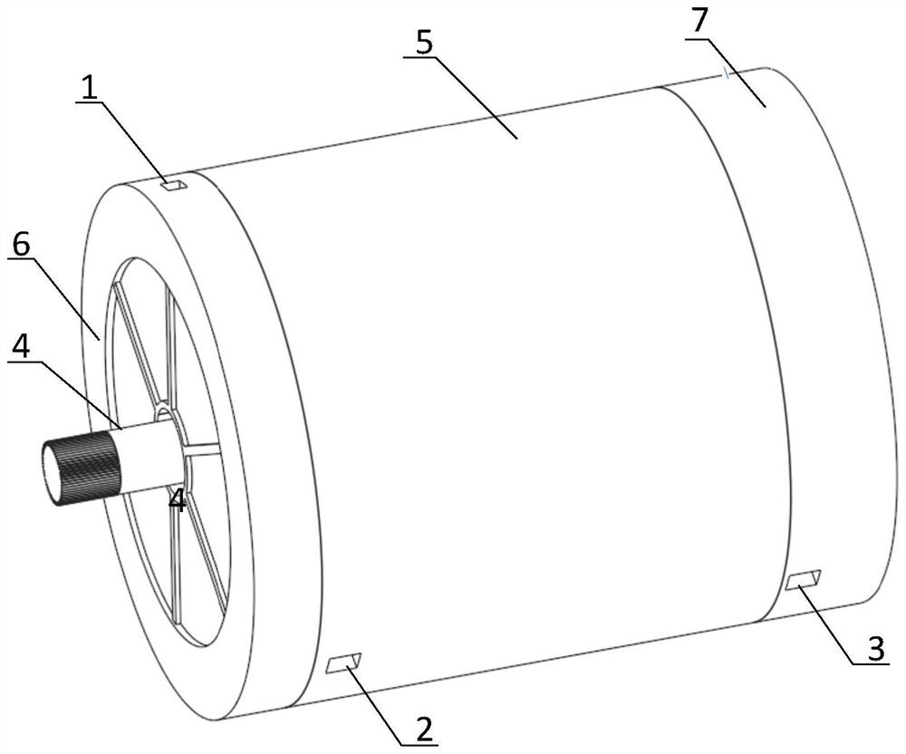 Oil cooling structure of traction motor