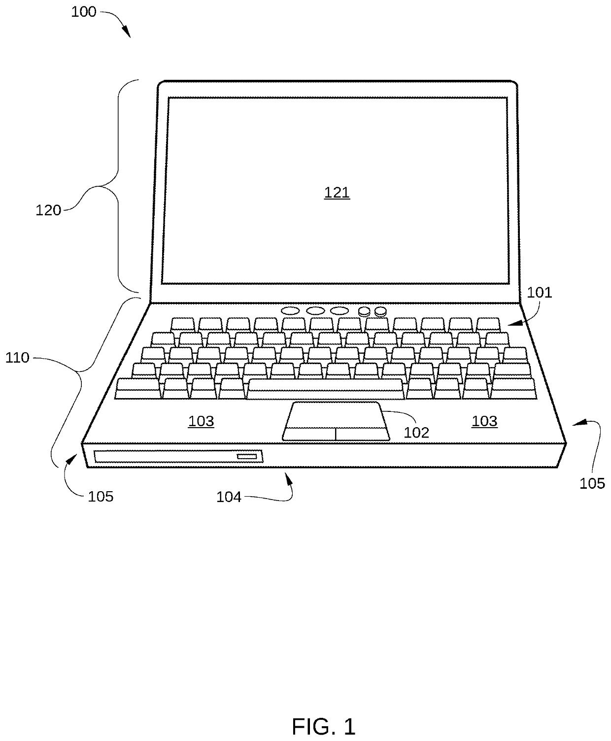 Laptop computer with display-side cooling system