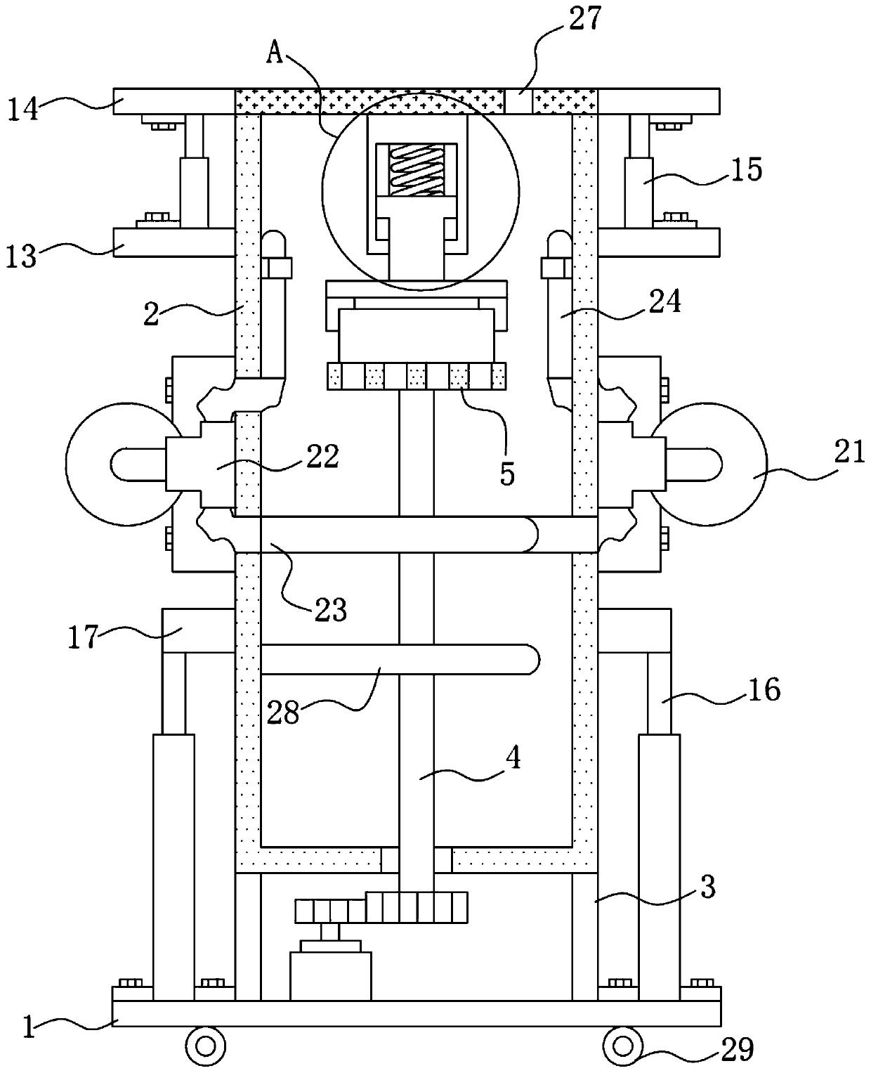 Stove and toy rotocasting device comprising same