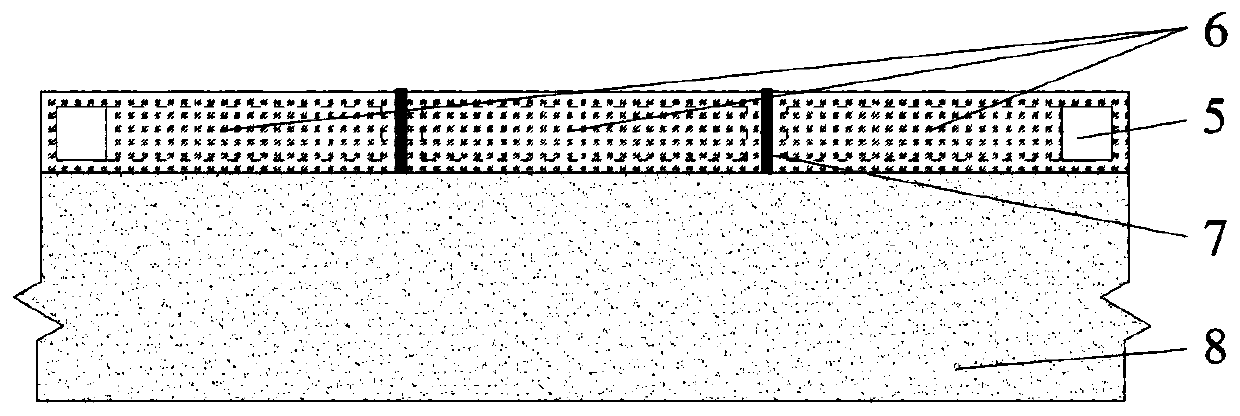 Recycled engineering plastic assembled pavement and paving method thereof