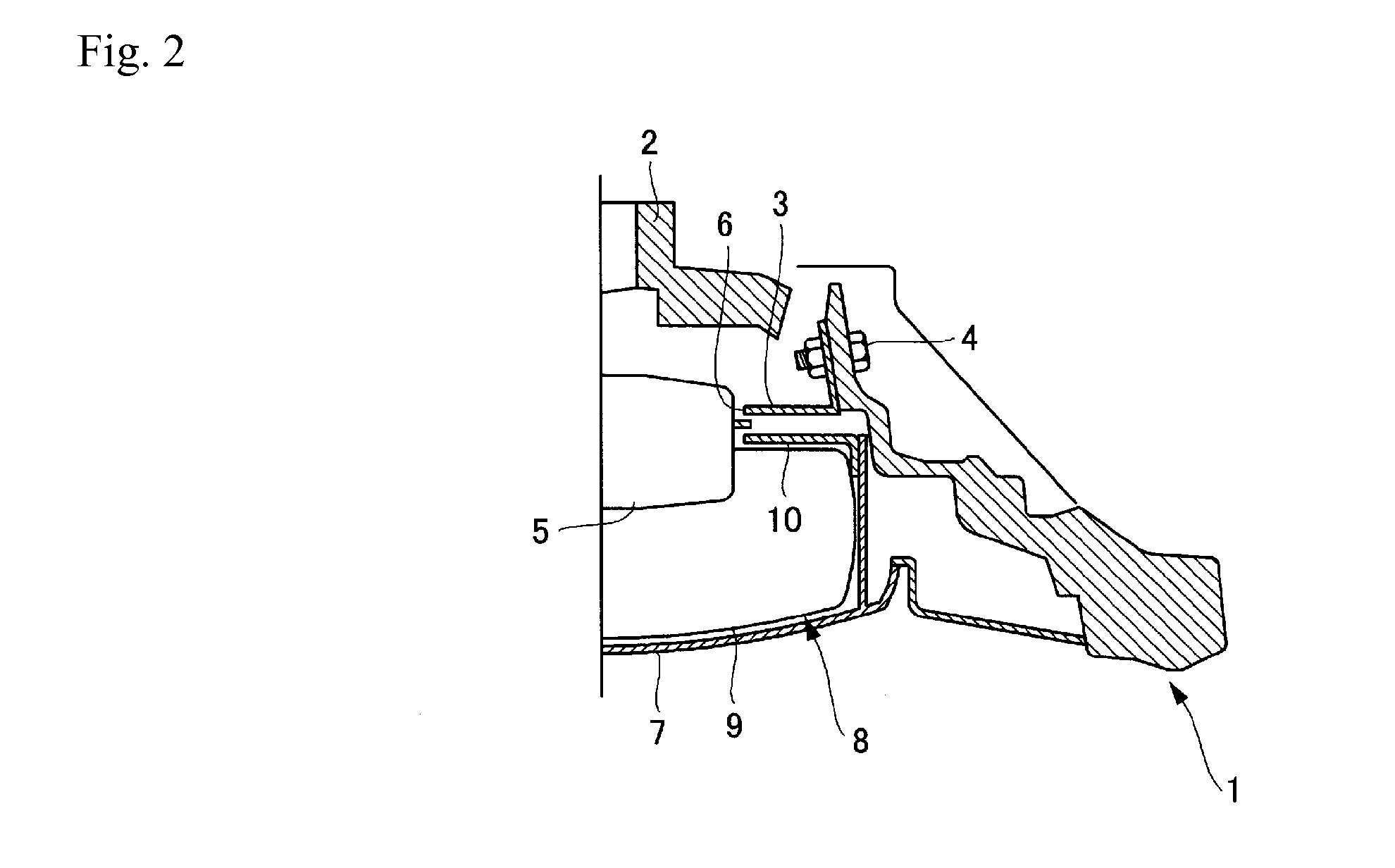 Steering wheel structure with airbag module