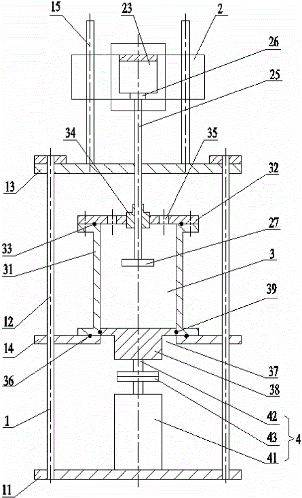 Indoor measuring device for friction between soil mass and structure and use method of measuring device