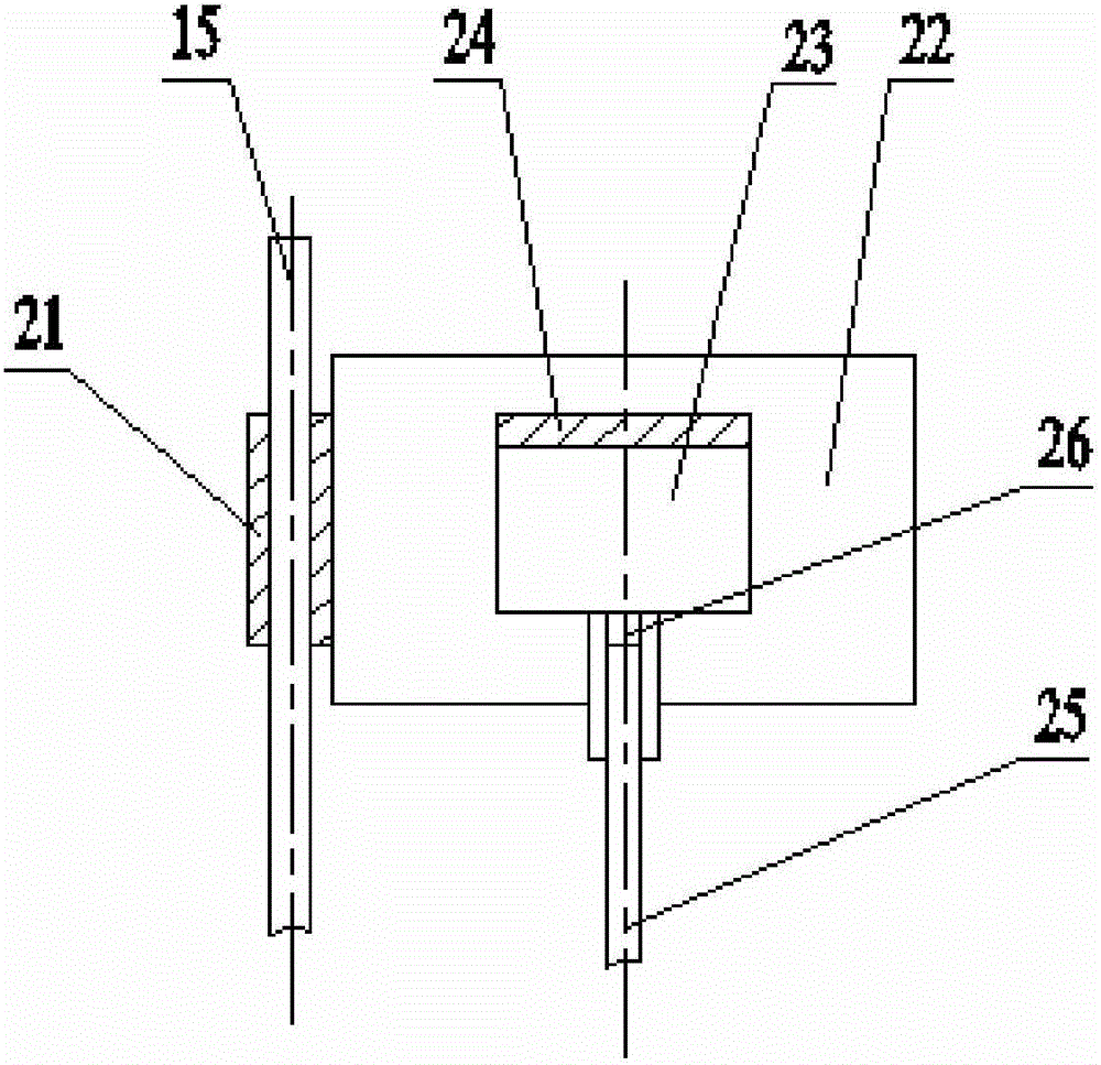 Indoor measuring device for friction between soil mass and structure and use method of measuring device