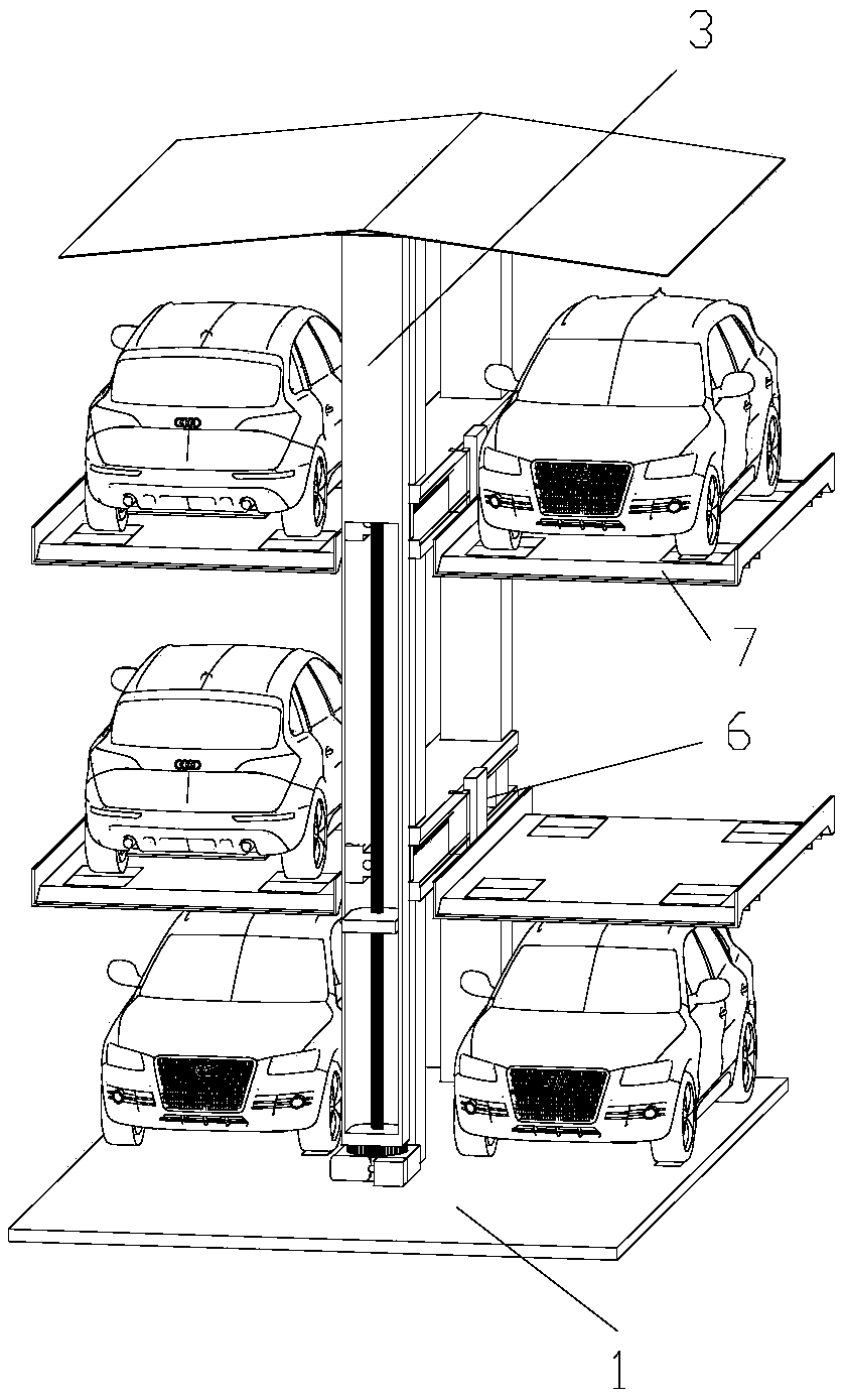 Multi-layer parking platform