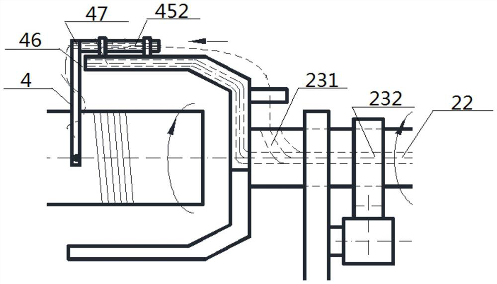 Chemical fiber filament post-processing system with diversified winding and use method