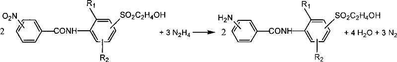 Preparation method of aniline derivative containing 2-hydroxyethylsulfonyl