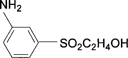 Preparation method of aniline derivative containing 2-hydroxyethylsulfonyl
