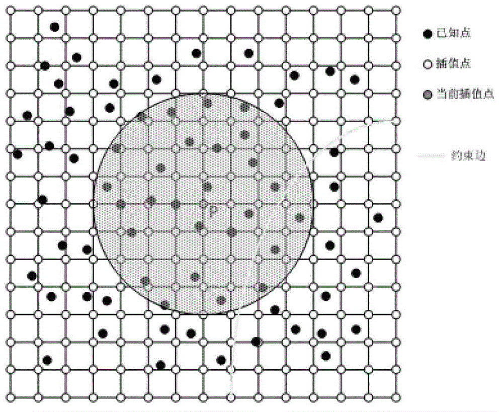 Multi-level subdivided mesh surface fitting method based on complicated boundary constraint