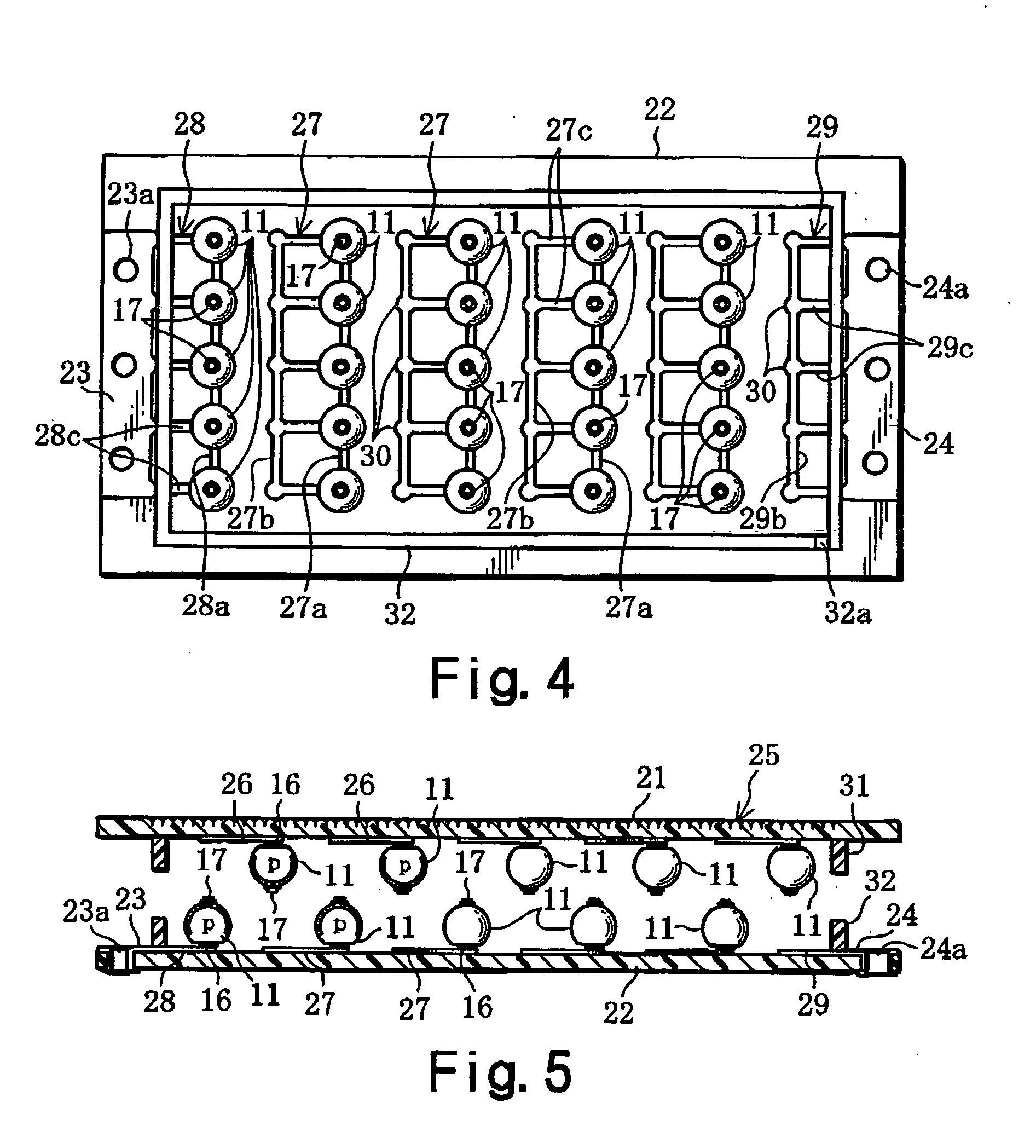 Light emitting or light receiving semiconductor module and method for manufacturing same