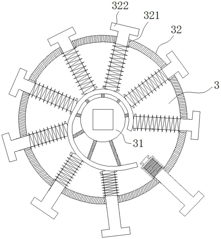 A four-roller raw cotton opening and impurity removing device for textile use