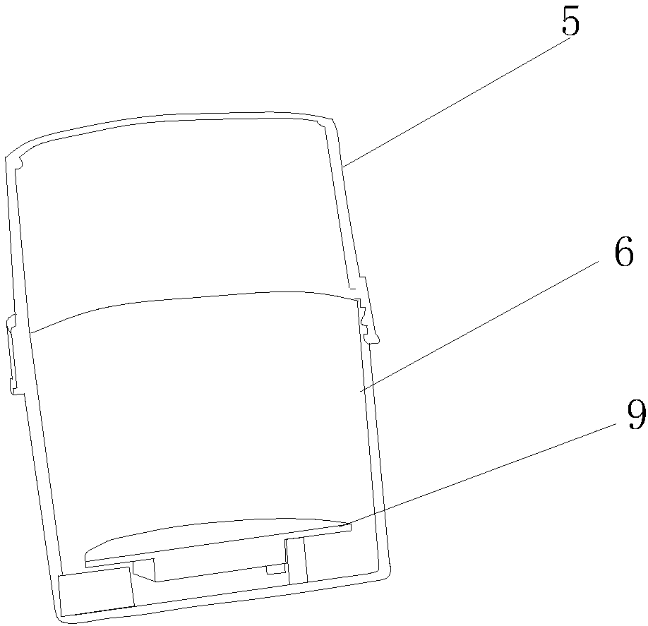 A heating type plastic part defect atomization repair device