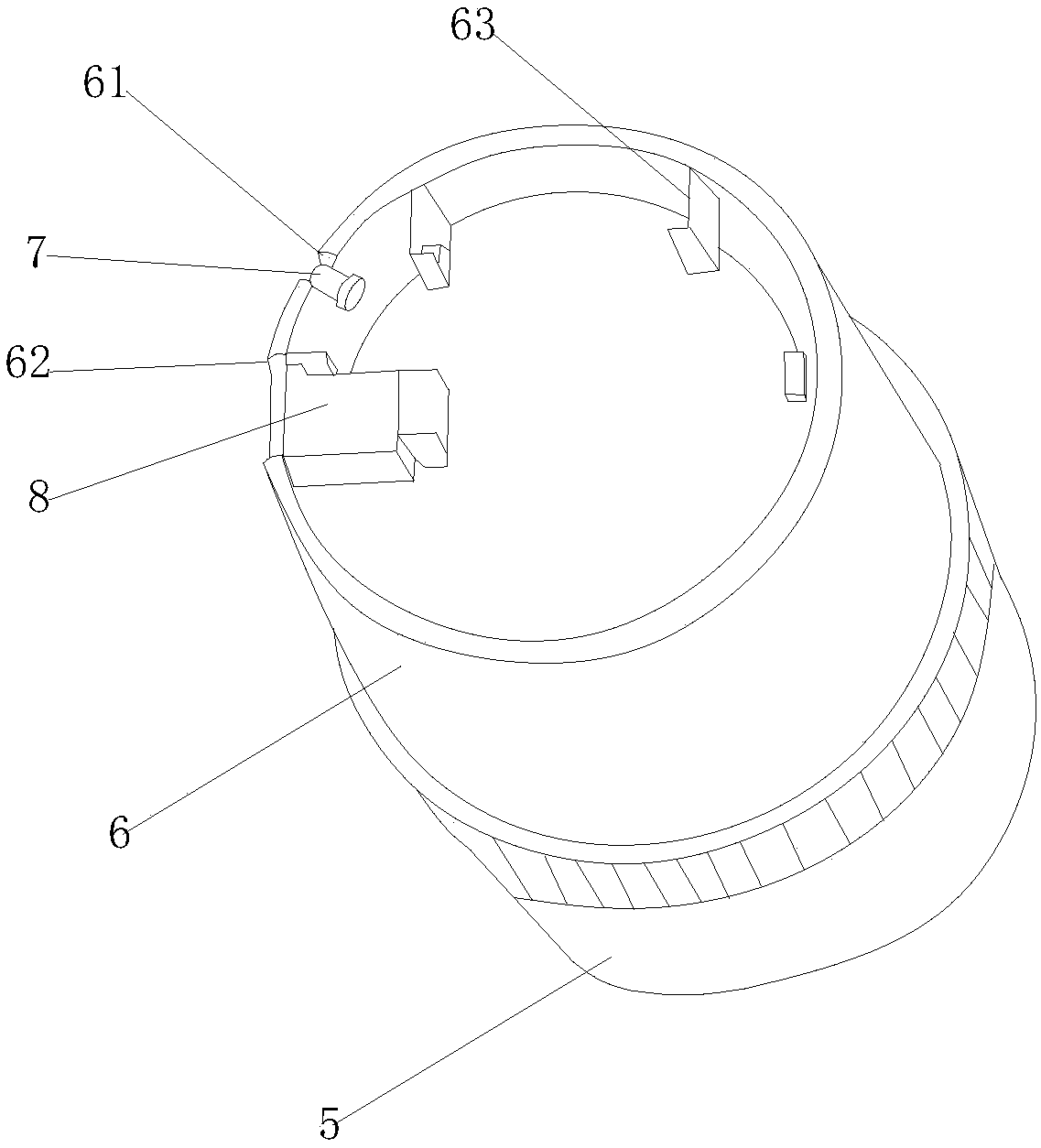 A heating type plastic part defect atomization repair device