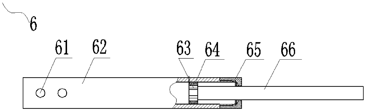 A material fall buffer device