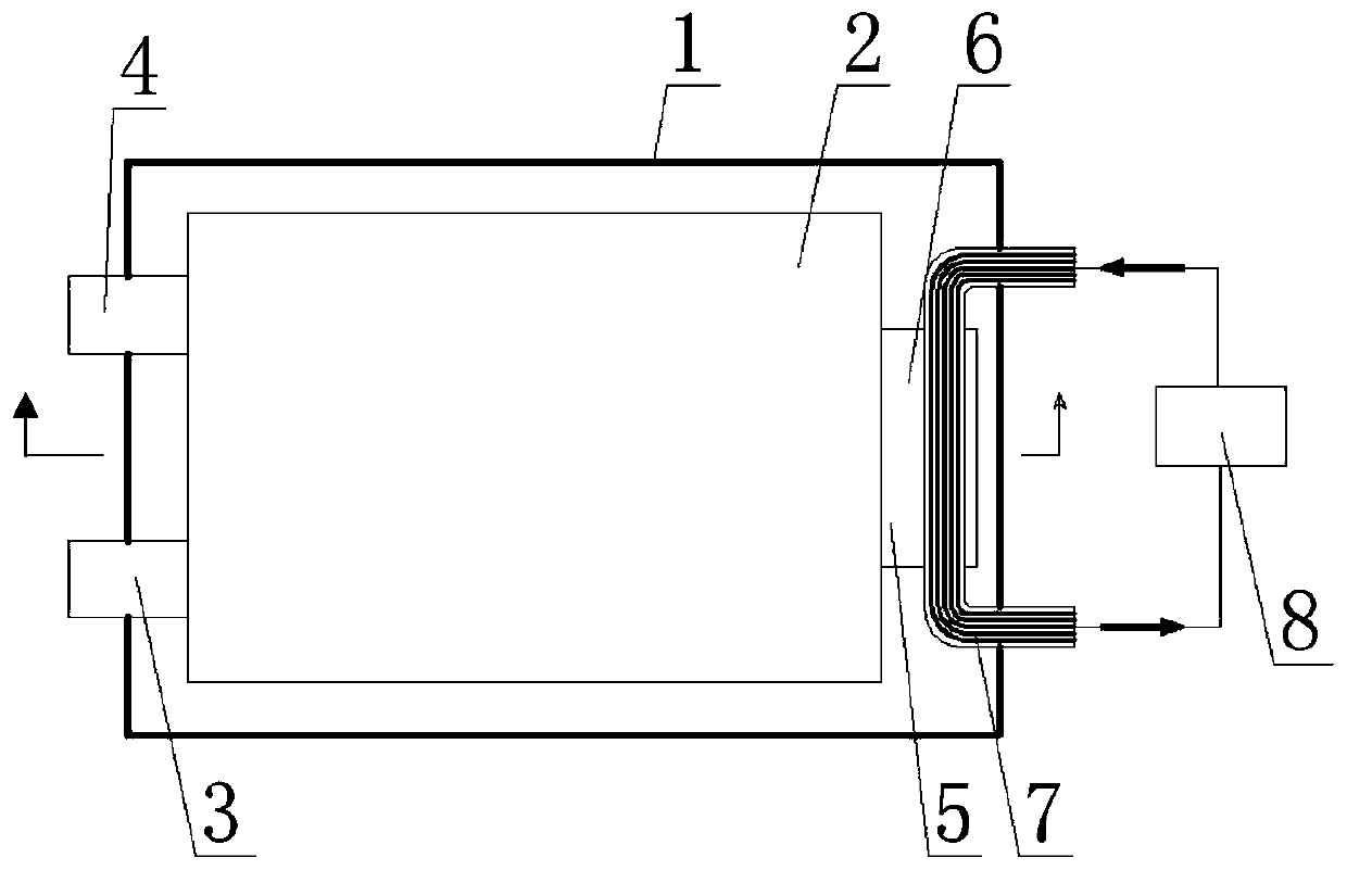 Thermally conductive lithium ion battery