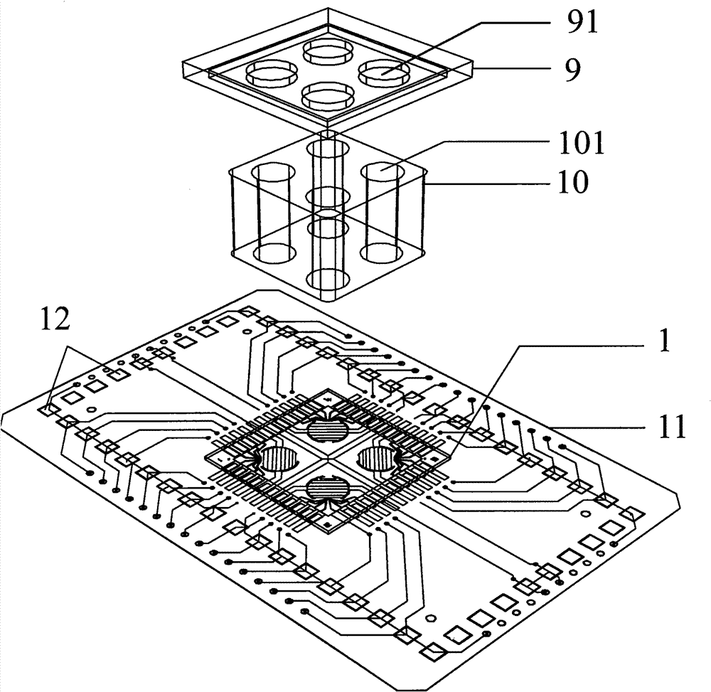 Multi-scale integrated cell impedance sensor for detecting behavior of single cells and cell groups