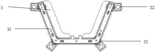 Steering wheel cover plate mounting post and steering wheel cover plate with same