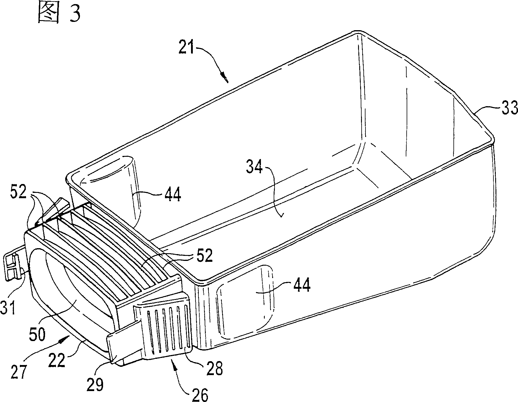 Hand-held tool with dust extractor