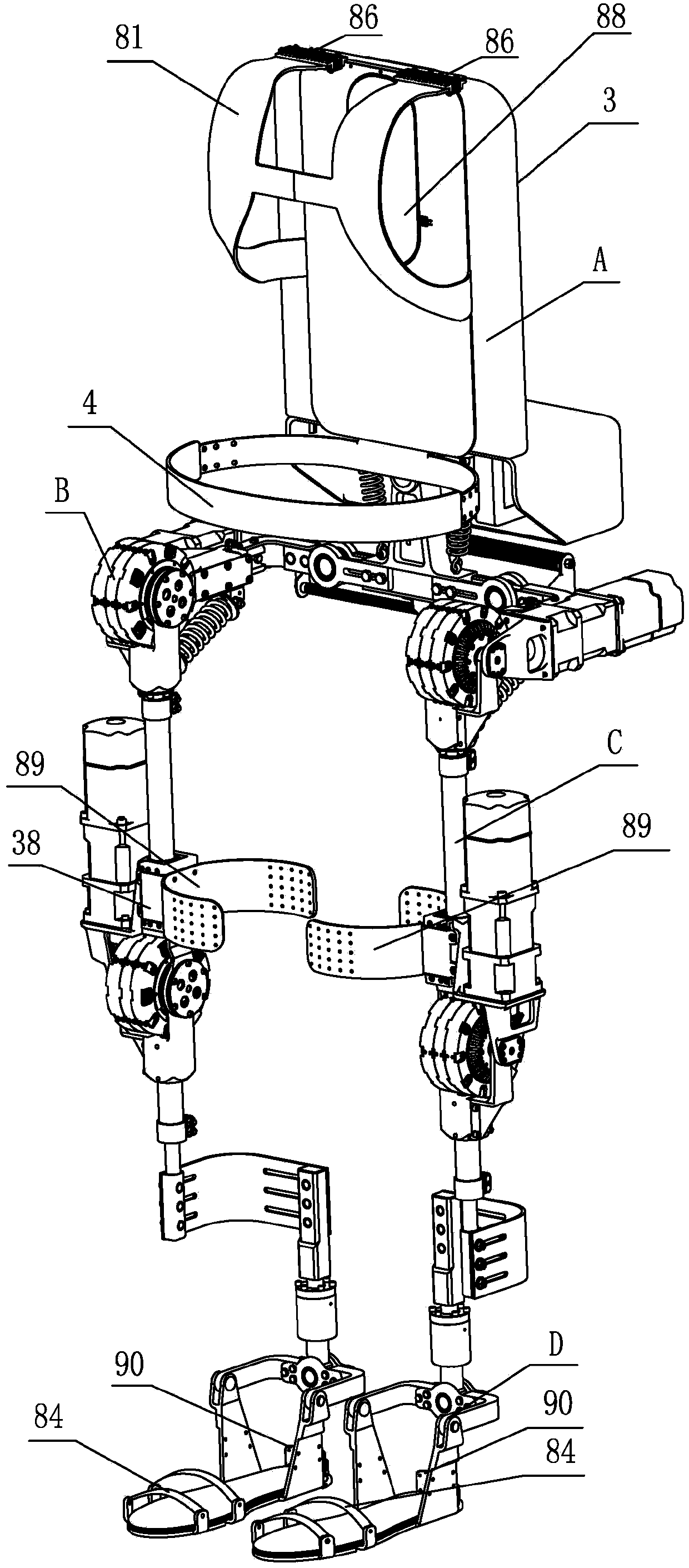 Exoskeleton robot system and control method with human motion detection function