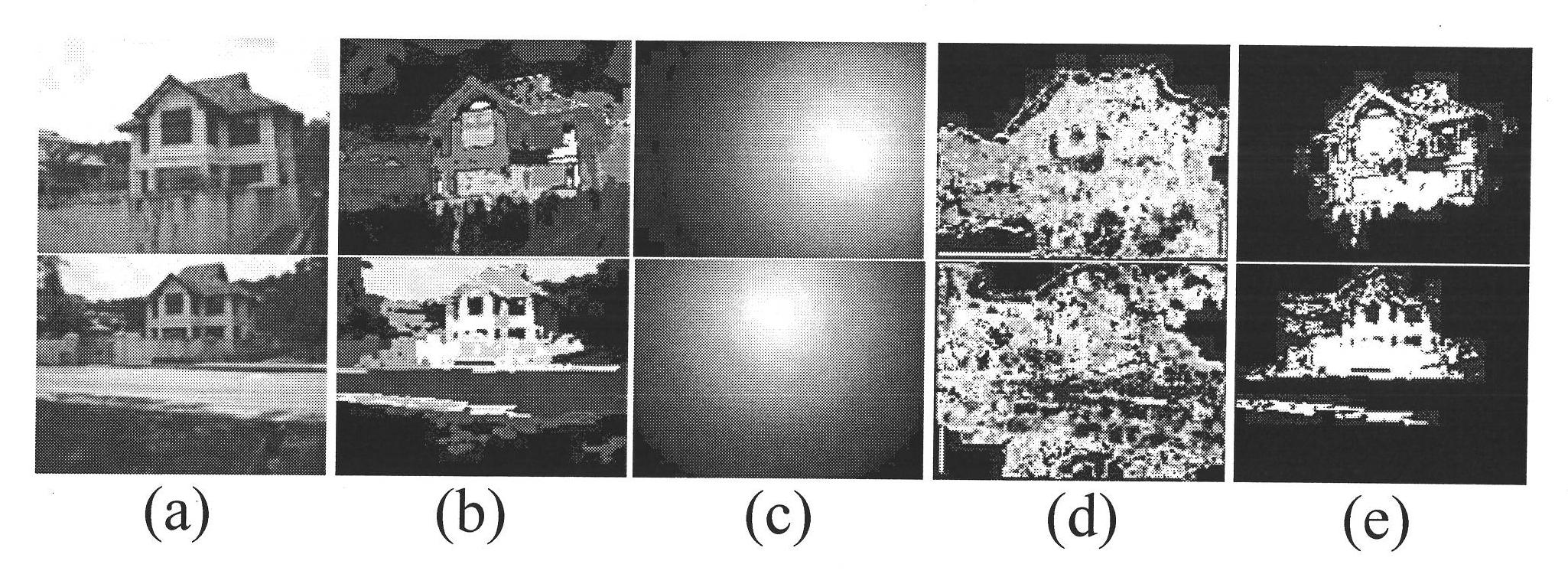 Three-dimensional reconstruction method of target based on attention