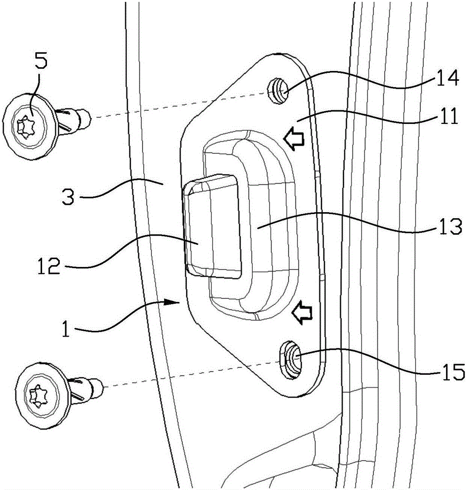Limit block assembly of automobile slide door, and assembling method thereof