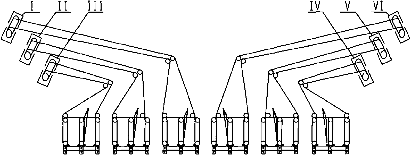 Hoisting mechanism of multi-lifting-point joint crane