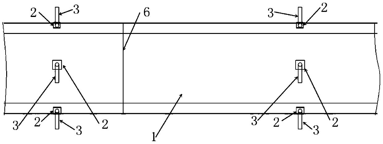 Cast-in-place pipe gallery horizontal construction joint water stopping structure and construction method thereof