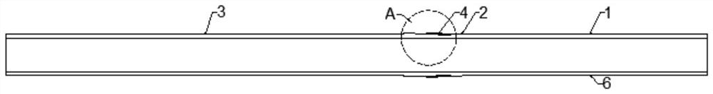 Water stop device for preventing water leakage of through hole and processing method thereof