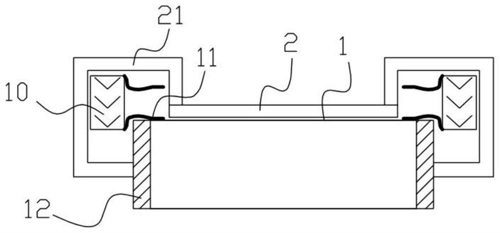 A flat screen printing machine with flattening and adsorption functions