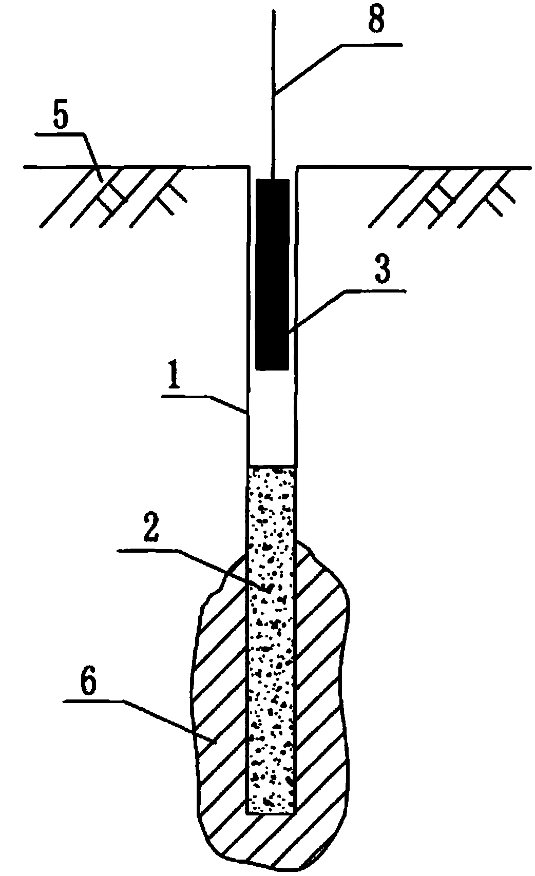 Water stopping method for civil engineering foundations