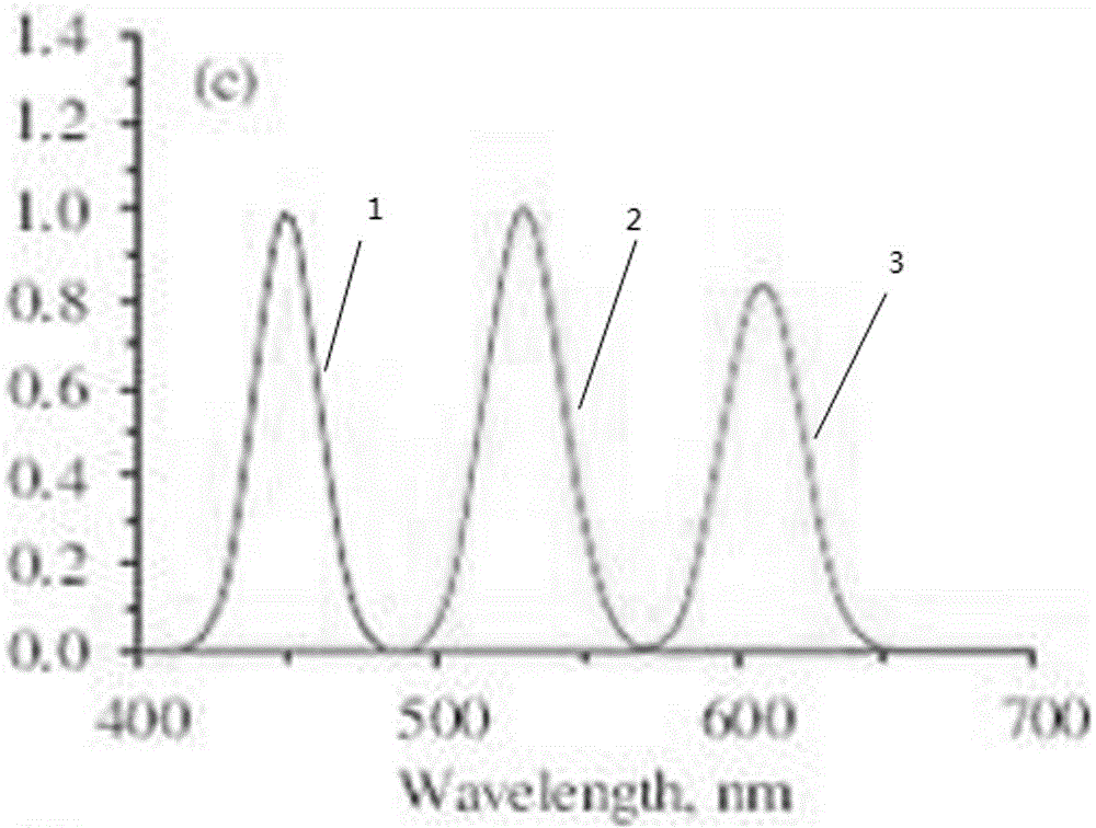 Light source of quantum dot luminous diode and luminous diode