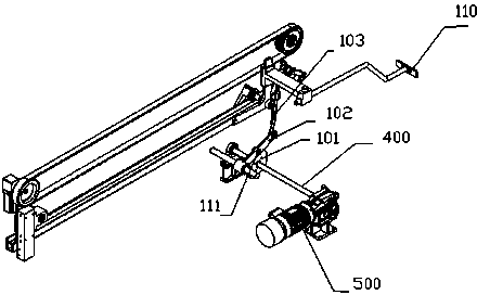 Medium package machine driving device