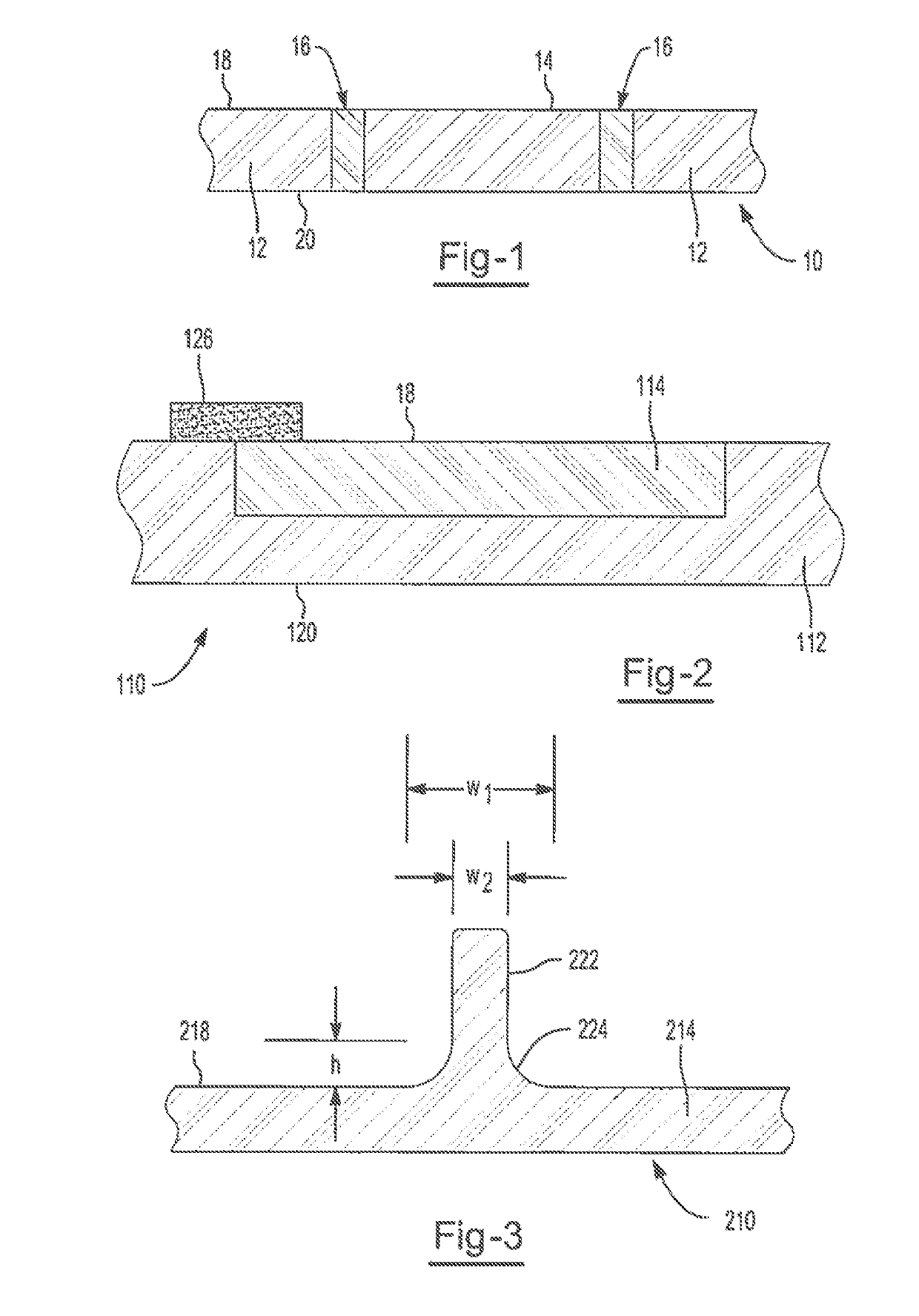 Carrier with localized fibrous insert and methods