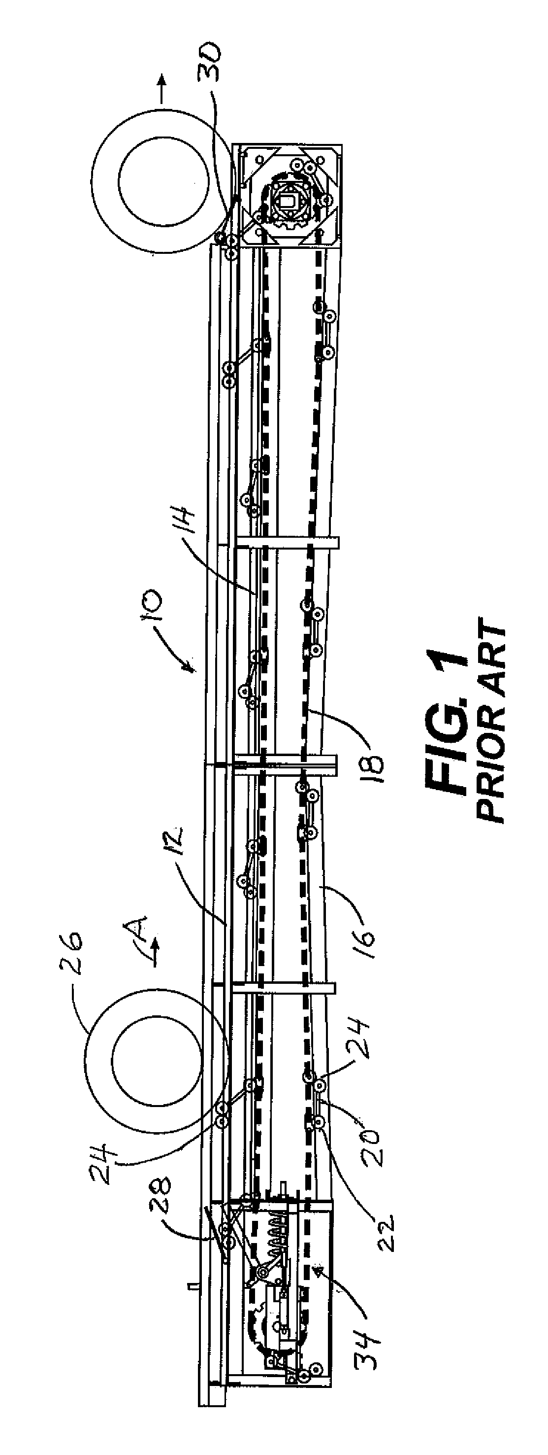 Roller assembly call up mechanism for a vehicle wash conveyor