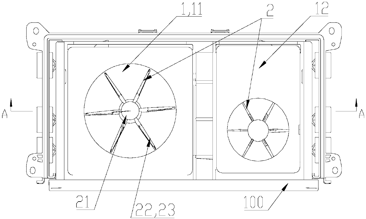 Detergent box and washing machine