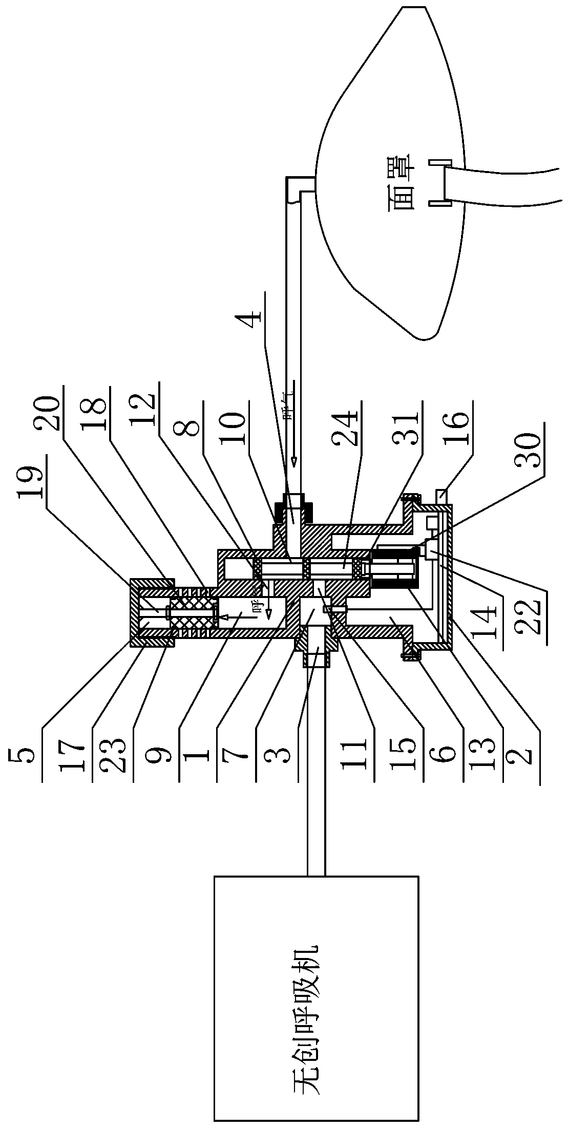 Intelligent adjustable one-way exhaust device