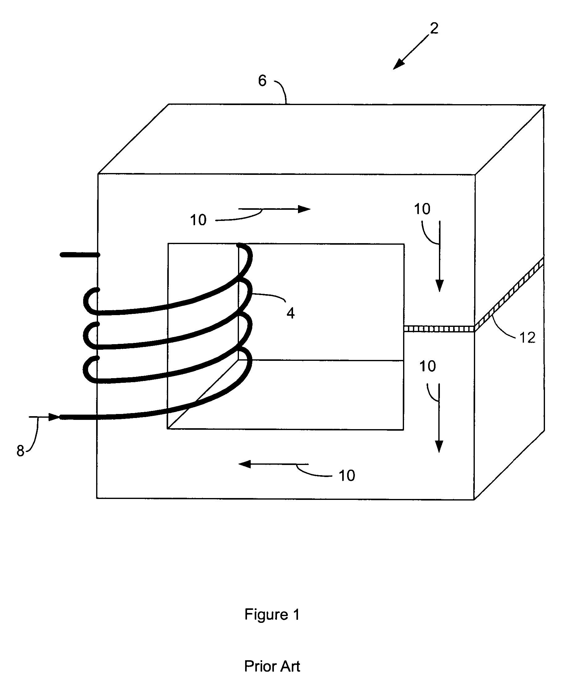 Direct current link inductor for power source filtration