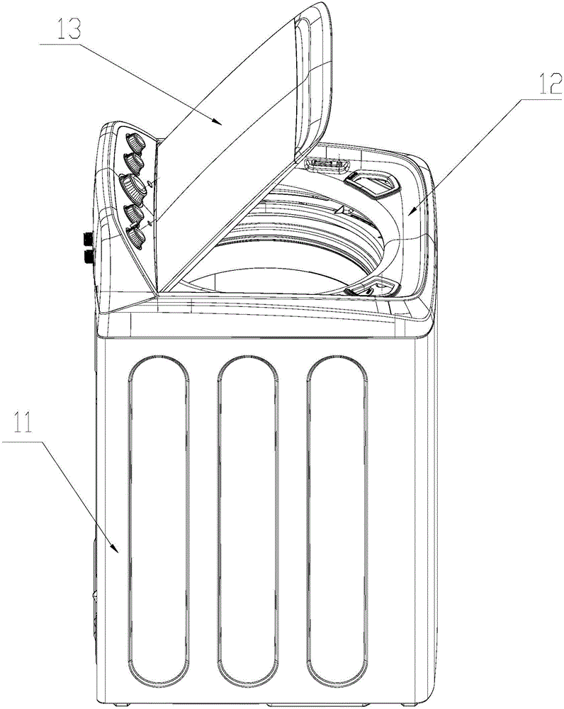 Upper cover of washing machine and washing machine