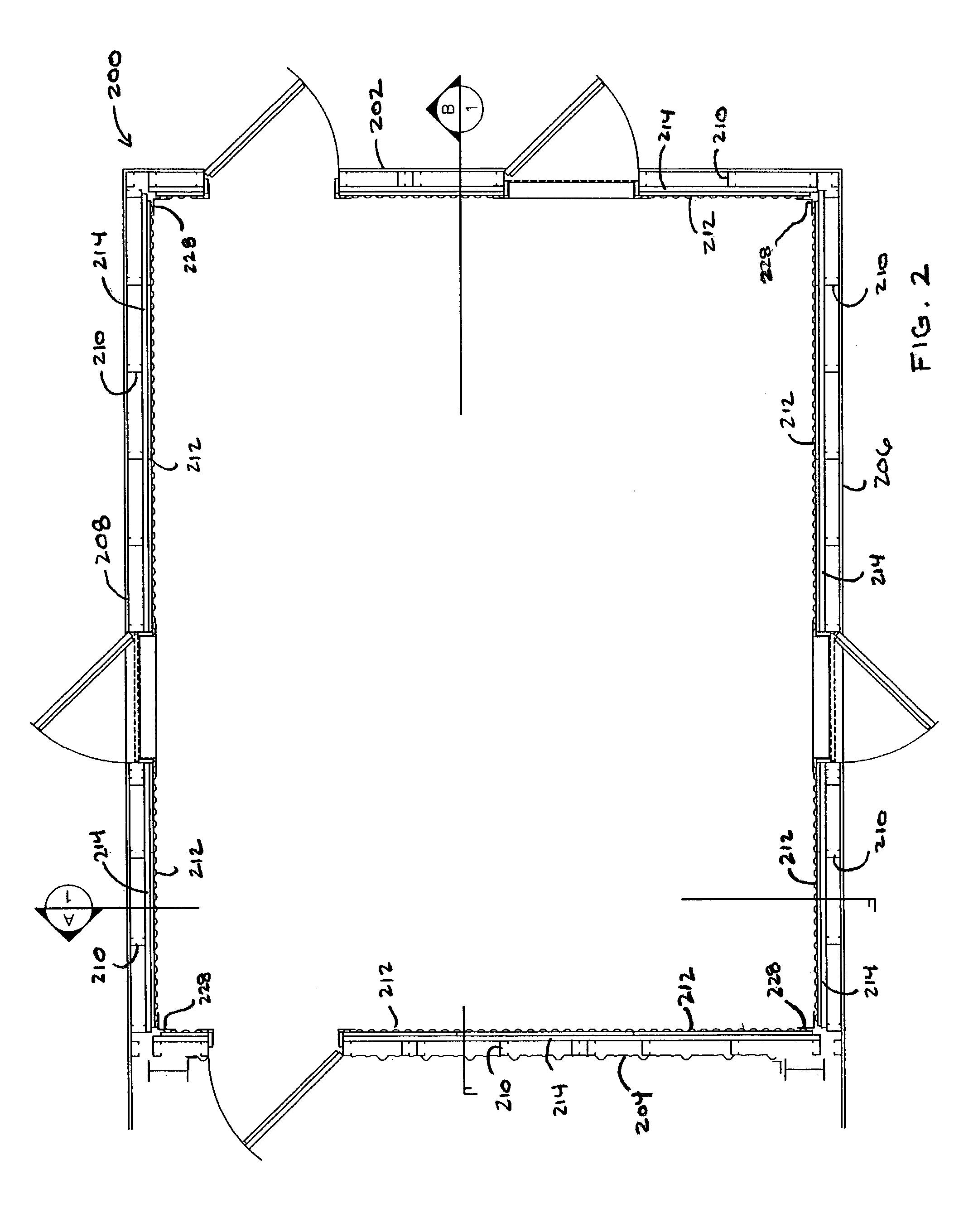 Live fire burn room and insulating system for a live fire burn room