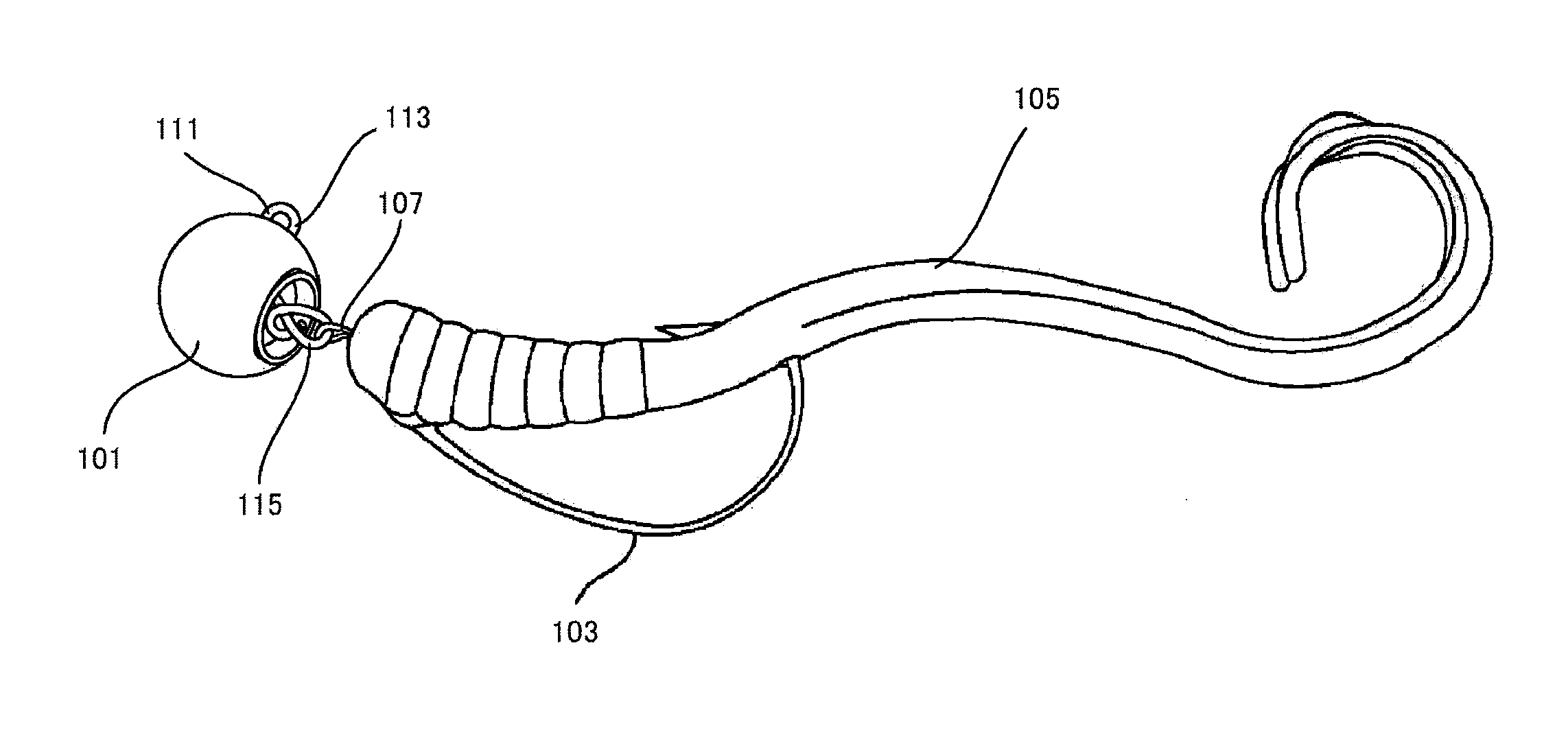 Fishing jig with mechanism for fish hook replacement