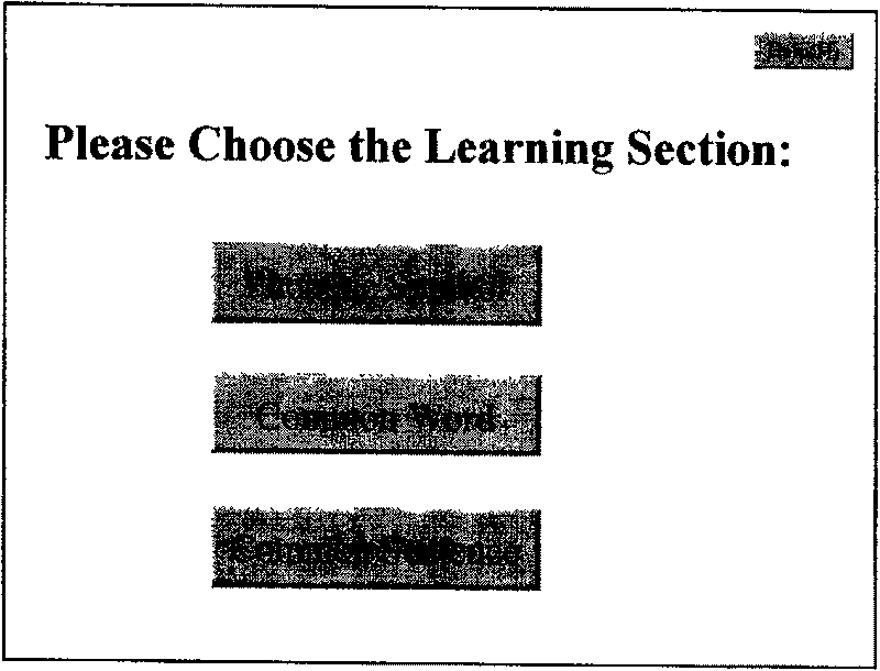 Multi-language available deaf-mute language learning computer-aid method