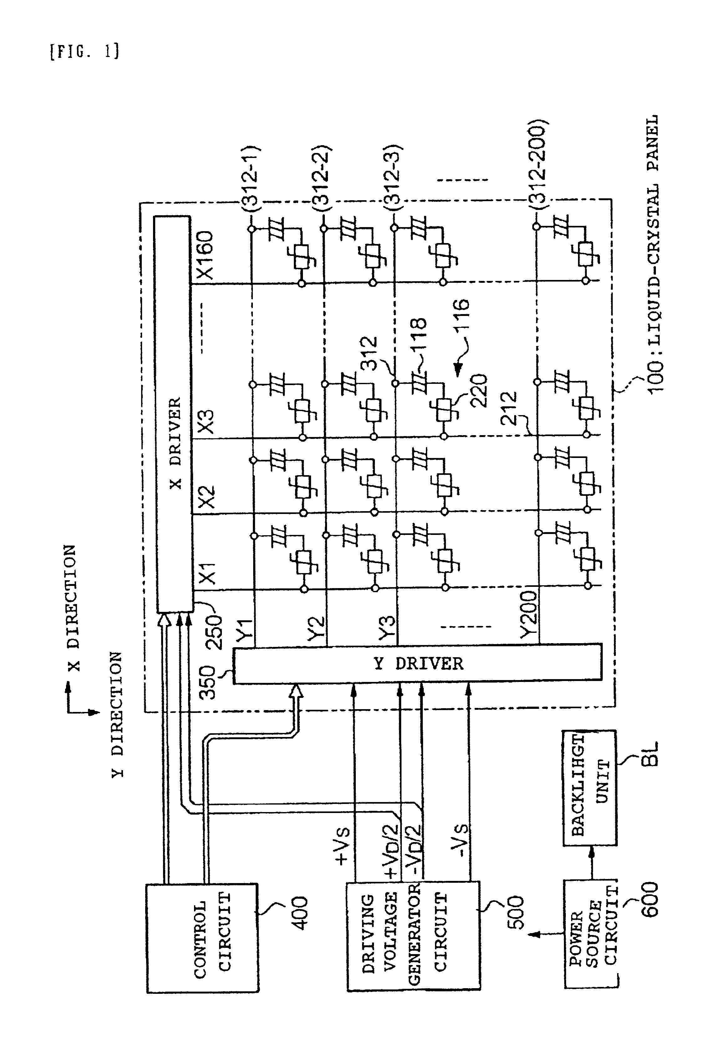 Electrooptical panel, method for driving the same, and electronic equipment