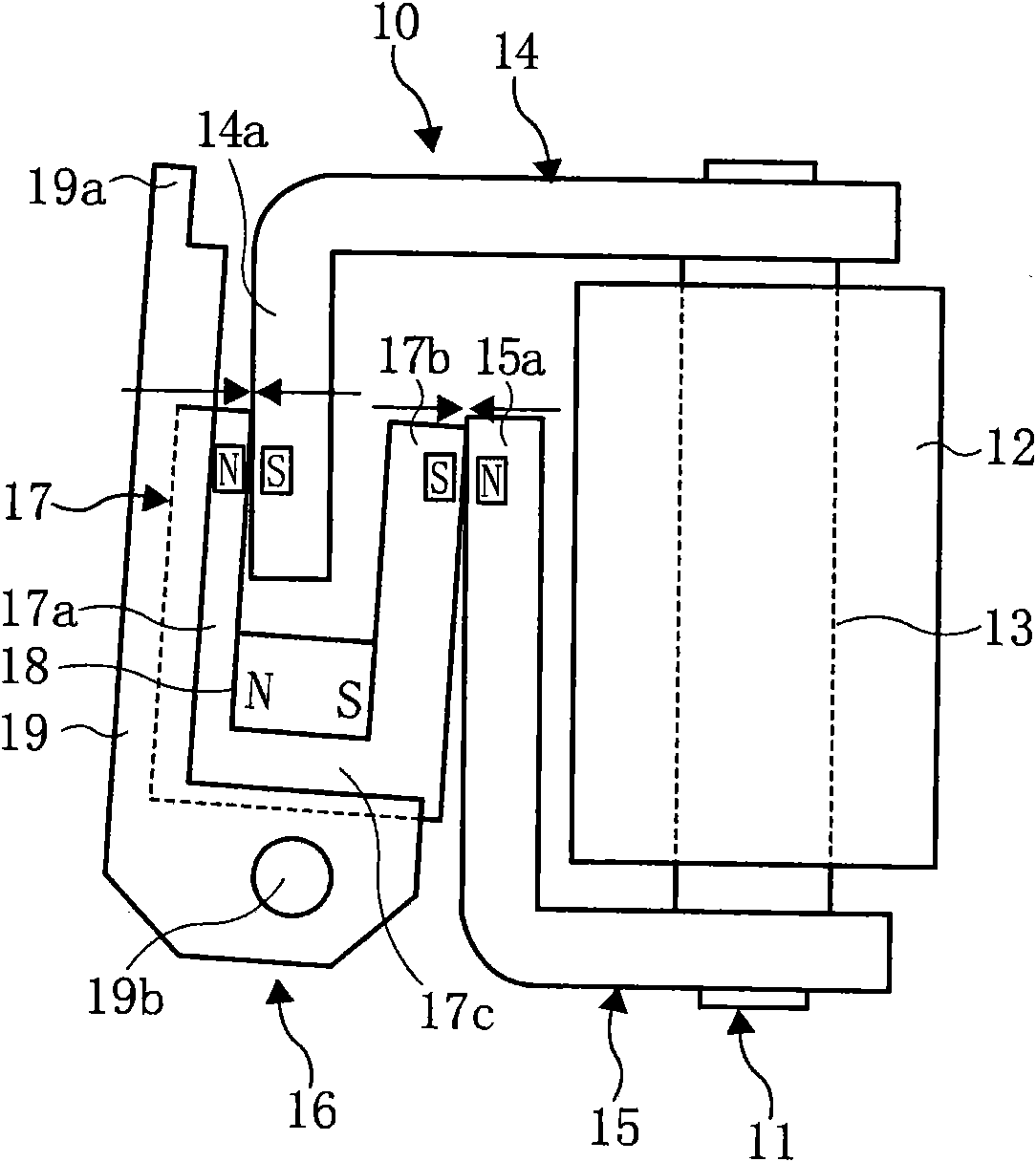 Electromagnet device and electromagnetic relay