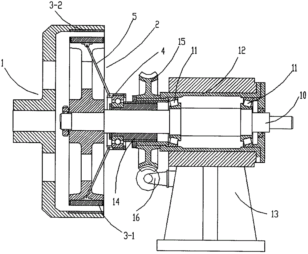 Radial-clearance-adjustable permanent magnet speed regulation device