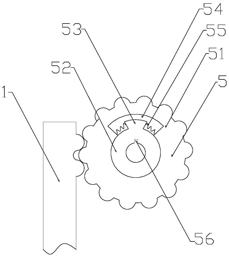 A stepless automatic gearbox with toothed active rod