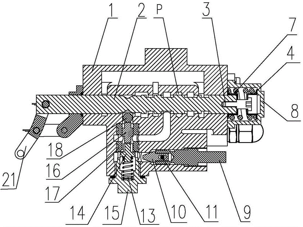 Hydraulic distributer