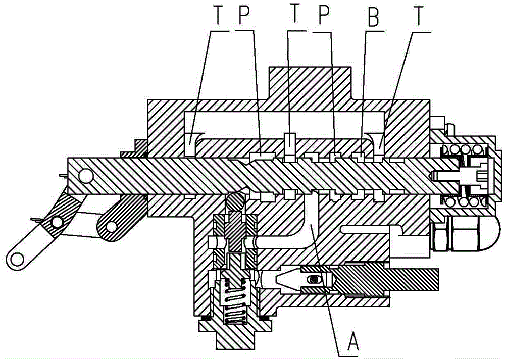 Hydraulic distributer