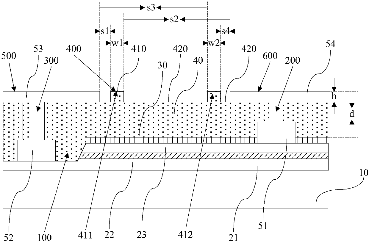 Inverse LED chip and fabrication method thereof