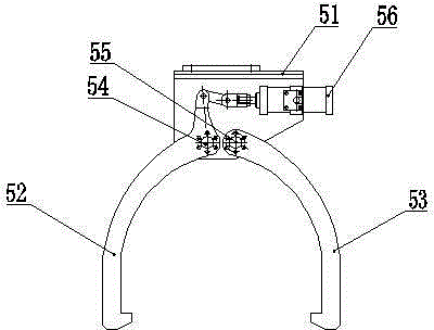 Demolding device for concrete pipe pile