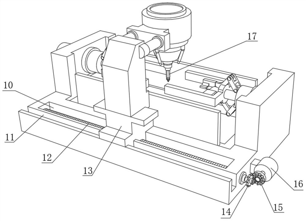 A CNC machine tool for CNC drilling of automobile aluminum alloy cylinder head